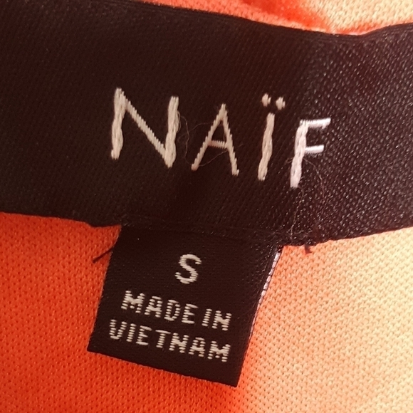 NAIF women’s crochet knit sleeveless top. Small - Picture 3 of 6